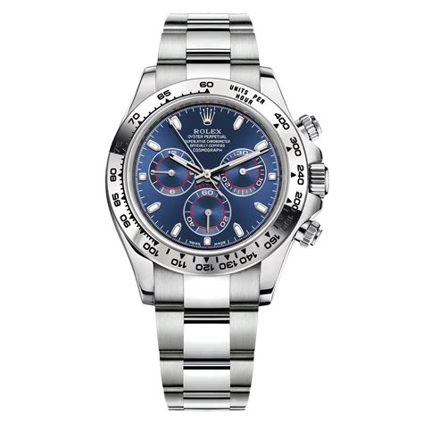 rolex daytona white gold blue dial discontinued|rolex daytona 116509 price.